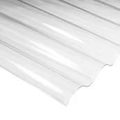 Pokrycia dachowe - Płyta z poliwęglanu bezbarwna fala 76/18, 840 x 2500 Robelit - miniaturka - grafika 1