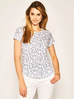 Koszulki i topy damskie - Tommy Hilfiger T-Shirt Alexis WW0WW27218 Biały Relaxed Fit - grafika 1