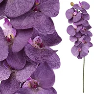 Sztuczne kwiaty - SZTUCZNY STORCZYK GAŁĄZKA KWIATY Z ŁODYGĄ DEKORACJA OZDOBA STROIK GRÓB 90CM - miniaturka - grafika 1