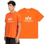Odzież taktyczna i umundurowanie - Alpha Industries Koszulka Basic 100501 736 - Boost Orange - miniaturka - grafika 1