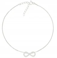 Bransoletki - Bransoletka CELEBRYTKA INFINITY nieskończoność - miniaturka - grafika 1