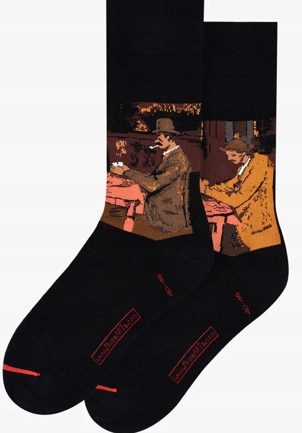 MUSEARTA SKARPETKI CZARNE WYSOKIE BAWEŁNA 36-40 3H8G5_B5* EU 36-40 3_8 TWA