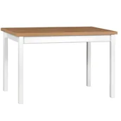 Stoły - Nowoczesny stół Max III w kolorze dąb grandson z białymi nogami – elegancja do jadalni - miniaturka - grafika 1