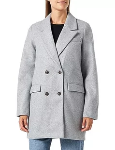 Bestseller A/S Damska kurtka VMVINCEAURA BOOS Jacket, Light Grey Melange, XL, Light Grey Melange, XL - Kurtki damskie - miniaturka - grafika 1