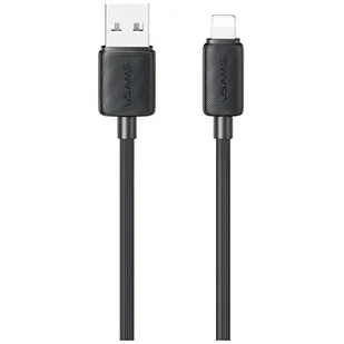 Kabel USB-A - Lightning USAMS KY Series US-SJ689 1 m Czarny - Kable USB - miniaturka - grafika 1