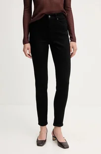 Sisley jeansy damskie kolor czarny 47KZLE044 - Spodnie damskie - miniaturka - grafika 1
