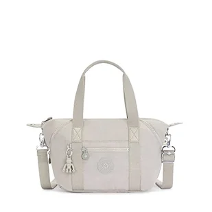 Kipling Art Mini torebka, odpinany, regulowany pasek na ramię, zamek błyskawiczny, szary Gris, m - Torebki damskie - miniaturka - grafika 1