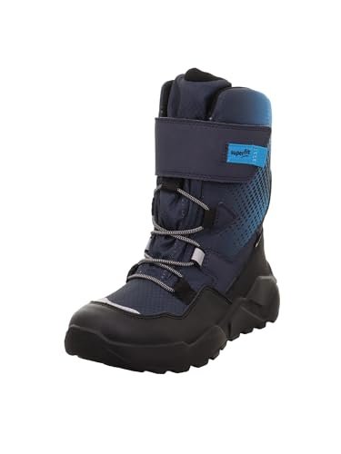 Superfit Rocket Gore-Tex śniegowce z ciepłą podszewką, niebieskie/turkusowe 8010, 34 EU szerokie, Niebieski turkusowy 8010, 34 EU szeroki