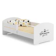 Łóżka dla dzieci i młodzieży - Łóżko dziecięce LUK z barierką 160x80 Princess - miniaturka - grafika 1