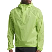 Kurtki męskie - Kurtka męska Superdry Run Lw Waterproff Shell sportowa wodoodporna neonowa-L - miniaturka - grafika 1