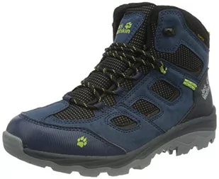 Jack Wolfskin Vojo Texapore buty dziecięce, uniseks, Dark Blue Lime, 34 EU - Buty dla chłopców - miniaturka - grafika 1