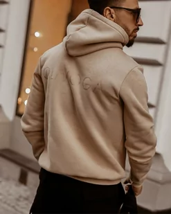 Bluza męska OLAVOGA YOUR COMFORT jasny beż L - Olavoga - Bluzy męskie - miniaturka - grafika 1
