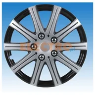 Kołpaki samochodowe - Unitec Adelaide Premium 751 kołpak, czarno-srebrny, 4 sztuki, 41 cm (16) 75172 - miniaturka - grafika 1