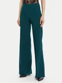 Spodnie damskie - Rinascimento Spodnie palazzo CFC0125425003 Zielony Wide Leg - miniaturka - grafika 1