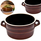 Beczki - Garnek Kamionkowy Na Smalec Mięso Sałatkę Zupę Ogórki Bez Pokrywki 0,3L Gar - miniaturka - grafika 1