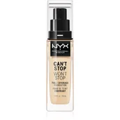 Podkłady do twarzy - NYX Podkład Can't stop, 06.3 Warm Vanilla, 30 ml - miniaturka - grafika 1