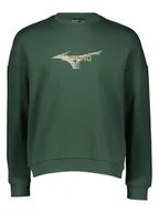 Bluzy męskie - Mizuno Bluza w kolorze zielonym - miniaturka - grafika 1