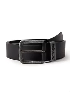 Wrangler Metal Loop Brown Pasek Mężczyźni, Czarny,90 - Paski - miniaturka - grafika 1