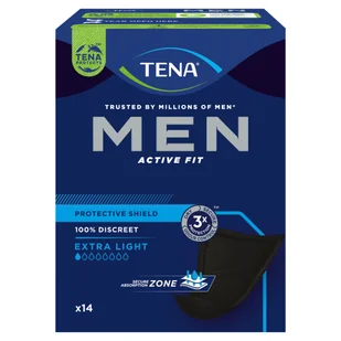 SCA Tena SCA HYGIENE Wkładki urologiczne men extra light x 14 szt - Pieluchy dla dorosłych - miniaturka - grafika 1