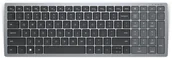 Klawiatury - DELL KB740 klawiatura Biuro RF Wireless + Bluetooth QWERTY Skandynawia Szary, Czarny KB740-GY-R-NOR - miniaturka - grafika 1