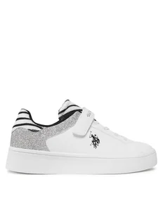 U.S. Polo Assn. Sneakersy BRYGIT001 S Biały - Buty dla dziewczynek - miniaturka - grafika 1