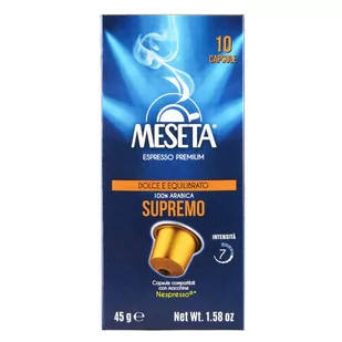 Kapsułki Meseta SUPREMO 10szt. | NESPRESSO - Kawa w kapsułkach i saszetkach - miniaturka - grafika 1