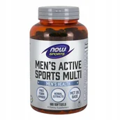 Suplementy naturalne - Now Foods Men's Active Sports Multi (180 kaps.) - miniaturka - grafika 1