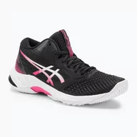 Buty sportowe damskie - Buty do siatkówki damskie ASICS Netburner Ballistic FF MT 3 black/hot pink - miniaturka - grafika 1