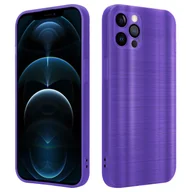Etui i futerały do telefonów - Etui ochronne Cadorabo do Apple iPhone 12 PRO MAX w kolorze fioletowym Etui na telefon komórkowy Etui silikonowe TPU - miniaturka - grafika 1