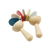 Instrumenty muzyczne dla dzieci - Plan Toys Klekotka - barwy sadu - miniaturka - grafika 1