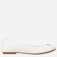 Baleriny - Baleriny damskie skórzane TOMMY HILFIGER THIFW0FW071320LC 39 Białe (8720643135380) - miniaturka - grafika 1