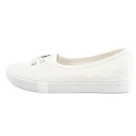 Trampki damskie - Lee Cooper Buty Lee Coope LCW-25-31-3447L białe - miniaturka - grafika 1
