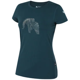 Koszulka damska Zulu Bambus Elephant 210 Short Rozmiar: XXL / Kolor: zielony - Koszulki sportowe damskie - miniaturka - grafika 1