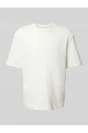 Koszulki męskie - T-shirt o kroju relaxed fit z okrągłym dekoltem - Selected Homme - miniaturka - grafika 1