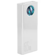 Powerbanki - Baseus Amblight Powerbank 65W 30000 Overseas Edition Biały - miniaturka - grafika 1