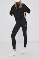 Legginsy - Puma Legginsy 586859 damskie kolor czarny gładkie - miniaturka - grafika 1