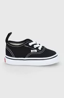 Trampki damskie - Vans tenisówki dziecięce authentic kolor czarny - miniaturka - grafika 1