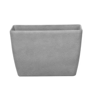 Blumfeldt Beliani szara prostokątna 60 x 27 x 41 cm BARIS - Donice - miniaturka - grafika 1