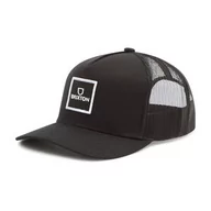 Czapki męskie - Brixton Czapka z daszkiem Alpha Block X Cmp Mesh Cap 10867 Black - miniaturka - grafika 1