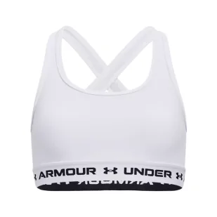 Biustonosz sportowy dziewczęcy Under Armour Crossback Mid Solid - Bielizna sportowa damska - miniaturka - grafika 1