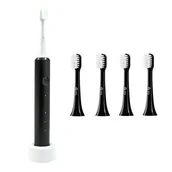 Szczoteczki elektryczne - Szczoteczka soniczna INFLY T20030S Czarny + Końcówka szczoteczki INFLY T03S (4 sztuki) - miniaturka - grafika 1