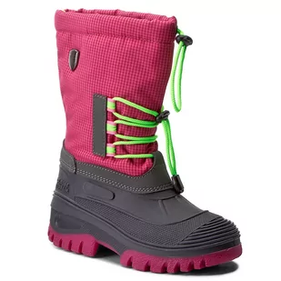 CMP Śniegowce Kids Ahto Wp 3Q49574K Pink Fluo B351 - Śniegowce damskie - miniaturka - grafika 1