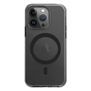 UNIQ etui Calio iPhone 15 Pro Max 6.7" Magclick Charging szary/smoked grey - Etui i futerały do telefonów - miniaturka - grafika 1