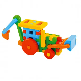 ZESTAW KLOCKI KONSTRUKCYJNE KOPARKA - Klocki - miniaturka - grafika 1