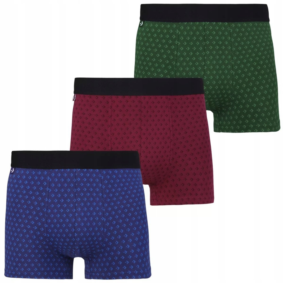 3X Bokserki Majtki Męskie Bawełniane Zestaw Klasyczne Dopasowane Moraj M