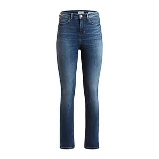 Spodnie damskie - Guess jeansy damskie, Blue Denim, 30 - grafika 1