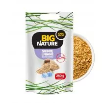 Big Nature Siemię lniane - złote ziarno 250 g - Zdrowa żywność - miniaturka - grafika 1