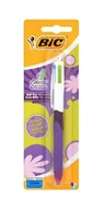 Długopisy - BIC Długopis 4 Colours Grip Fashion (12szt) - miniaturka - grafika 1