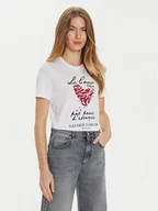 Koszulki i topy damskie - ONLY T-Shirt Kita 15332698 Biały Regular Fit - miniaturka - grafika 1