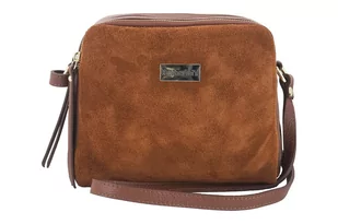 Barberini's, Listonoszka damska, brązowa - Torebki damskie - miniaturka - grafika 1